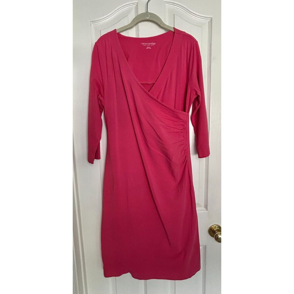 Soft Surroundings Sz Medium Pink Summer Dress